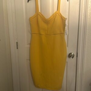 Yellow summer dress , new never used